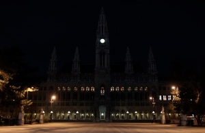 Vienna's City Hall - Earth Hour